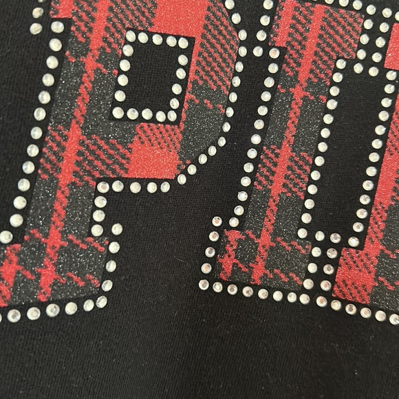 PINK VS Plaid Bling Top - Picture 3 of 8